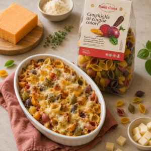 Conchiglie 5 colori con curcuma, spinaci, barbabietola e carota nera - immagine 4