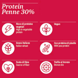 Pasta Proteica Penne 30% Proteine pisello - immagine 4