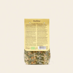 Stelline pasta tricolore al pomodoro e spinaci bio baby food con vitamina B1 - immagine 3