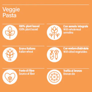 Veggie Pasta Penne di Semola Integrale con Zucca, Curcuma e Pepe Nero - immagine 4