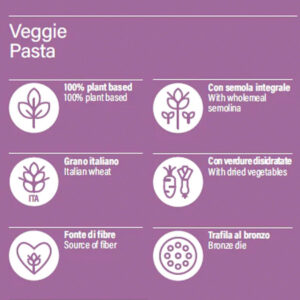 Veggie Pasta Strozzapreti di Semola integrale con Barbabietola, Carota Nera e Cipolla - immagine 4