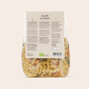 Fusilli tricolori con pomodoro e spinaci bio - immagine 3